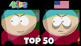 TOP 50 4kids censorship in South Park