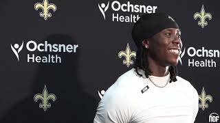 Saints WR Rashid Shaheed talks about the new offense, his role expanding and more opportunities
