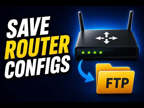 Lab: Save Router Configurations Using FTP