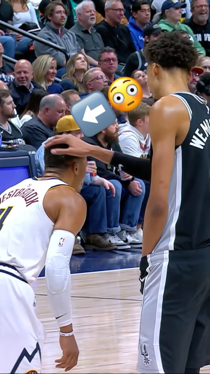 This Russ \u0026 Wemby exchange is absolutely hilarious ?