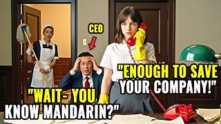 93. Janitor's Daughter Answers a Call in Mandarin — Ends Up Saving the Billionaire CEO’s Biggest