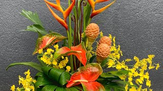 Tropical Flower Arrangement