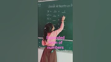 expanded form ।। numbers in expanded form #shortvideo #shorts
