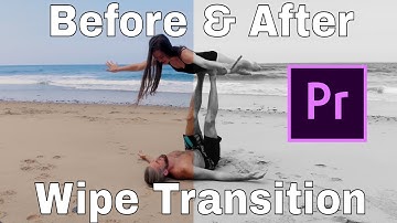BEFORE AND AFTER Wipe Transition Effect ✔ Video Editing Tutorial- Adobe Premiere Pro CC 2020