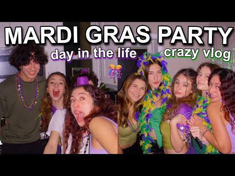 MARDI GRAS PARTY VLOG 2024