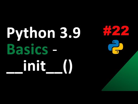 Python 3.9: __init__()