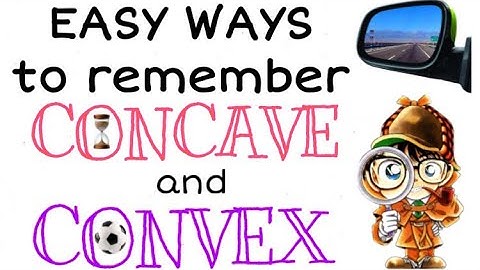 EASY WAYS TO REMEMBER CONVEX AND CONCAVE | CONVEX AND CONCAVE | EXPLORE WITH MS. BELLE