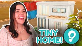 I Built a Tiny Home Using Tiny Living + Eco Lifestyle! 🌿 | The Sims 4