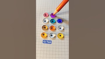 Nối tất cả giọt nước theo chiều mũi tên #iqtest #quiz #games