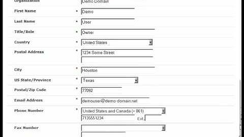 eNom.com Updating domain contact information by Host4Go Tutorials