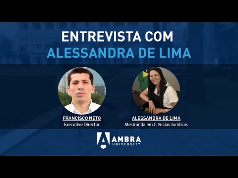 Entrevista com mestranda - Alessandra de Lima Oliveira