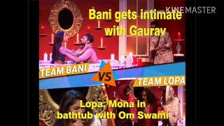 Bigg Boss 10 22Nd November Bani J & Gaurav Chopra Kiss Each Other In Bathtub