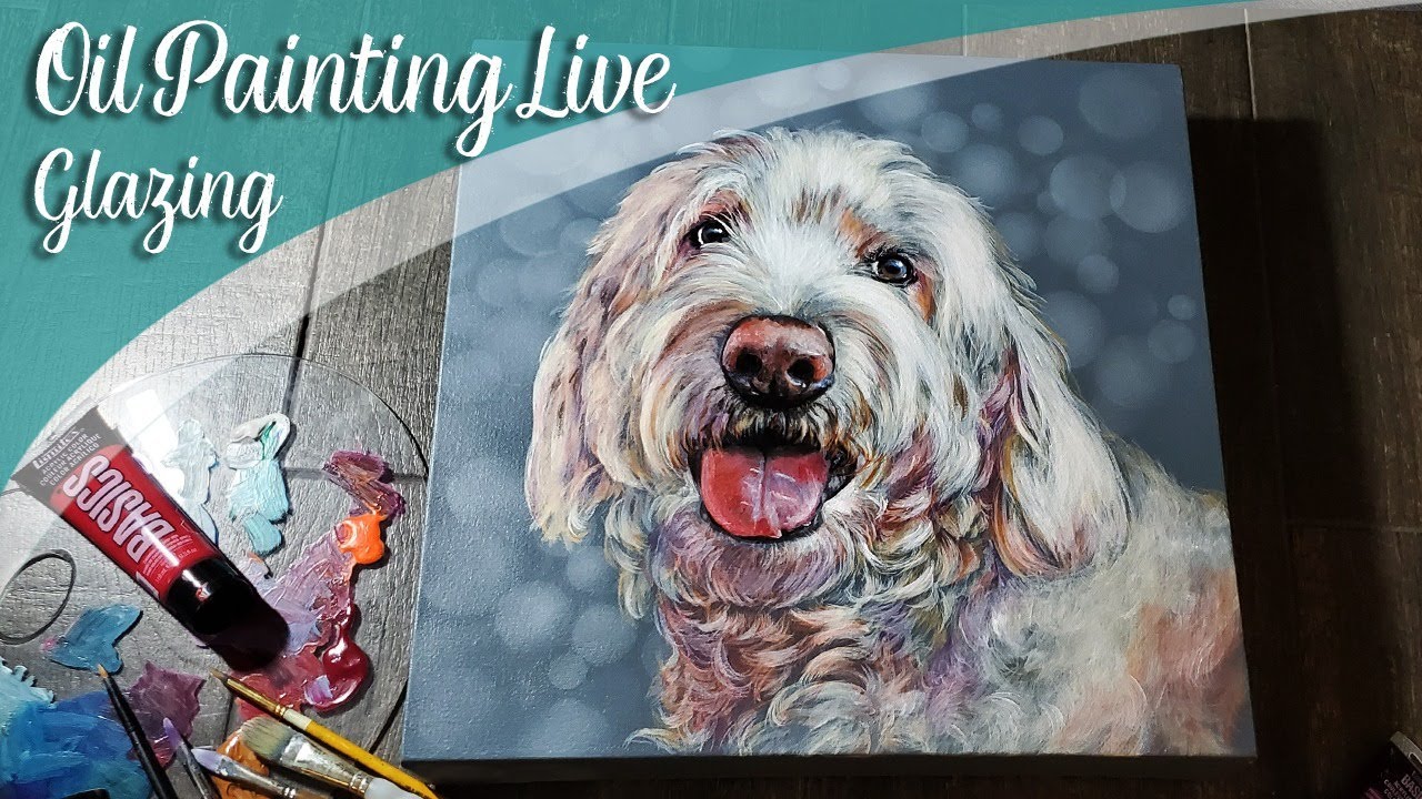 Glazing with oil paint LIVE & Art Chat - Lachri - YouTube