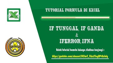 Rumus IF IFERROR IFNA di EXCEL
