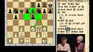 Topalov - Kamsky (variante Tarrasch, 2009) Acte 1 - Demi finale Championnat du Monde d'Echecs