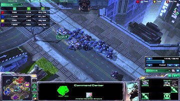 Starcraft 2 - Terran Strategy - 2v2 (Metalopolis)