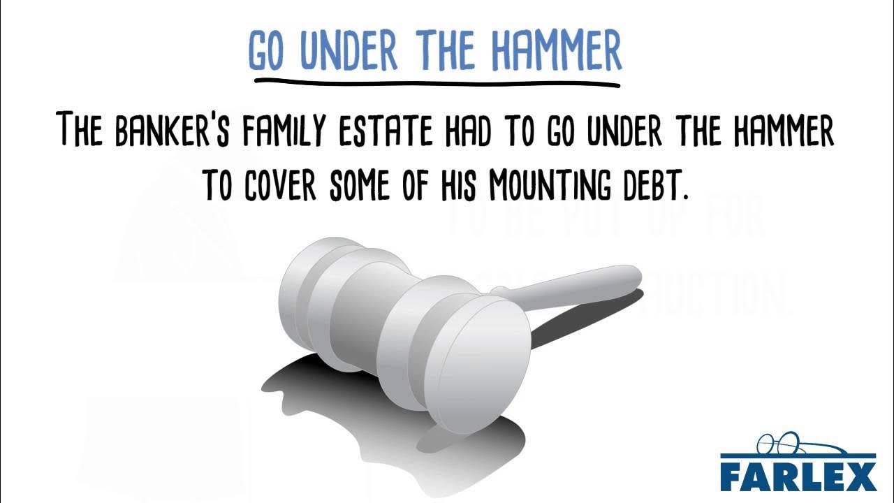 Under you перевод. Under the hammer.