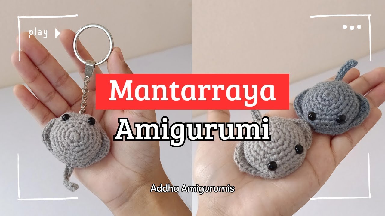 🌊 Cómo Hacer una MANTARRAYA AMIGURUMI a Crochet | Tutorial | Idea para Vender o Regalar 🌊
