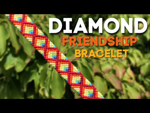 Friendship bracelet Chevron Zigzag, diamond friendship bracelet pattern,  white, bracelet, textile png | PNGWing