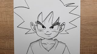 Adım Adım Kolay Anime Resmi Nasıl Çizilir Anime Goku Resmi Çizimi Nasıl Yapılır, Kolay Anime Çizimi