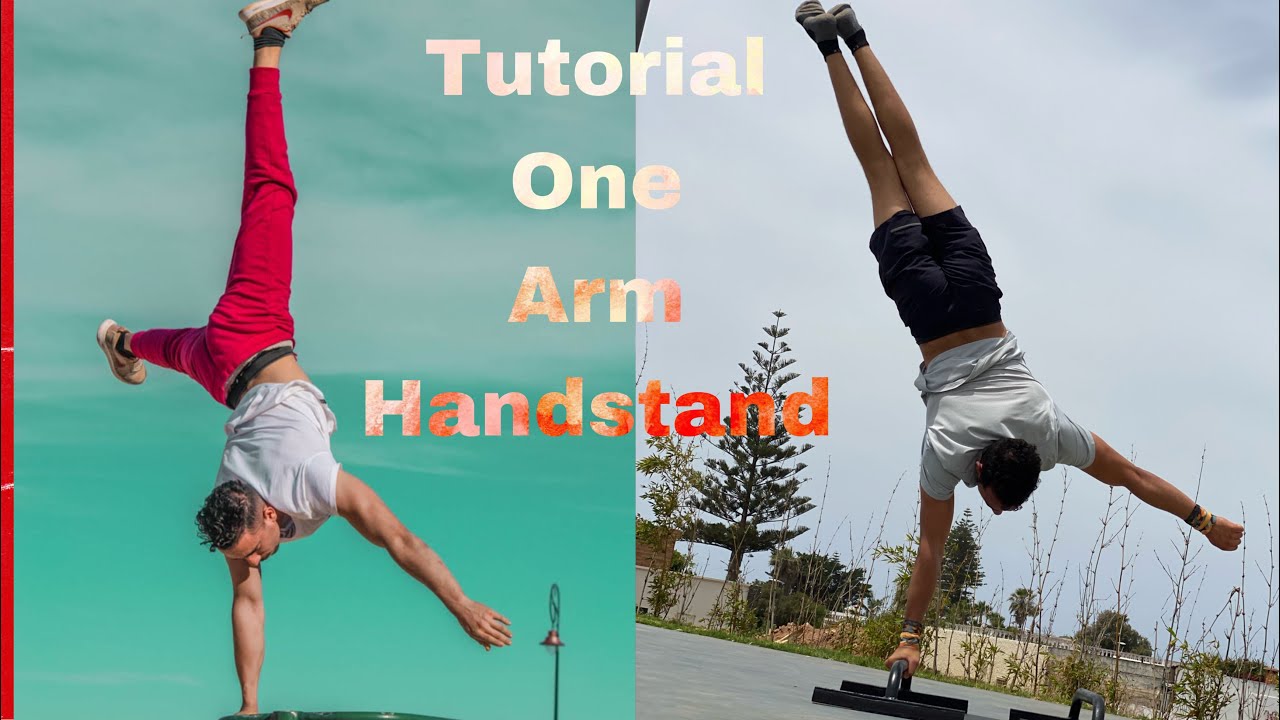 تعلم الوقف على يد واحيد في اقل من داقيقتين😱   Tutorial one arm handstand