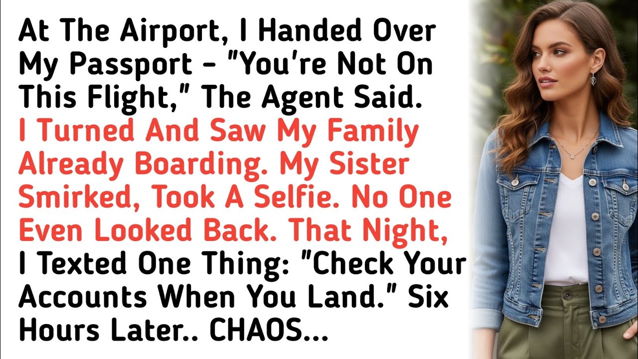 At The Airport, I Handed Over My Passport - 