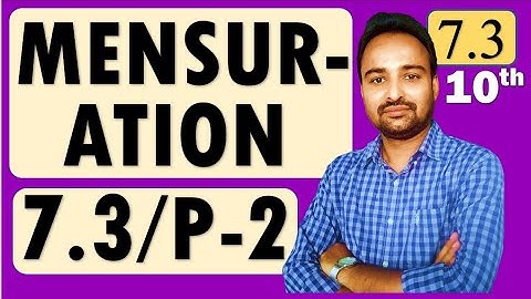 Chapter 7 Mensuration | Class 10 | Practice Set 7.3 (Video Part 2)