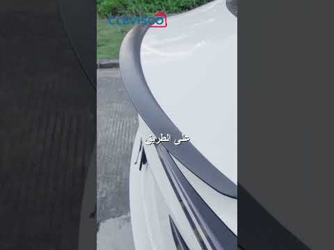 حس نوا أداء وشكل تسلاكم مع الجناح الخلفي المصنوع من الكربون فايبر لموديل 3 و