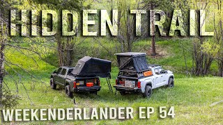 Peaceful Creek Camping Trip - TUNDRAS DO WEEKENDERLANDER EP 54 - Mini Overland Adventure