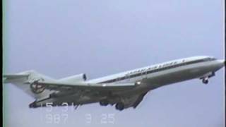 JAL&amp;ANA B-727 Takeoff