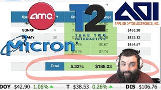 Investing for Gamers ~ PORTFOLIO UPDATE, AMC, APPLIED OP, MICRON, and Take Two! ~Investor XP~