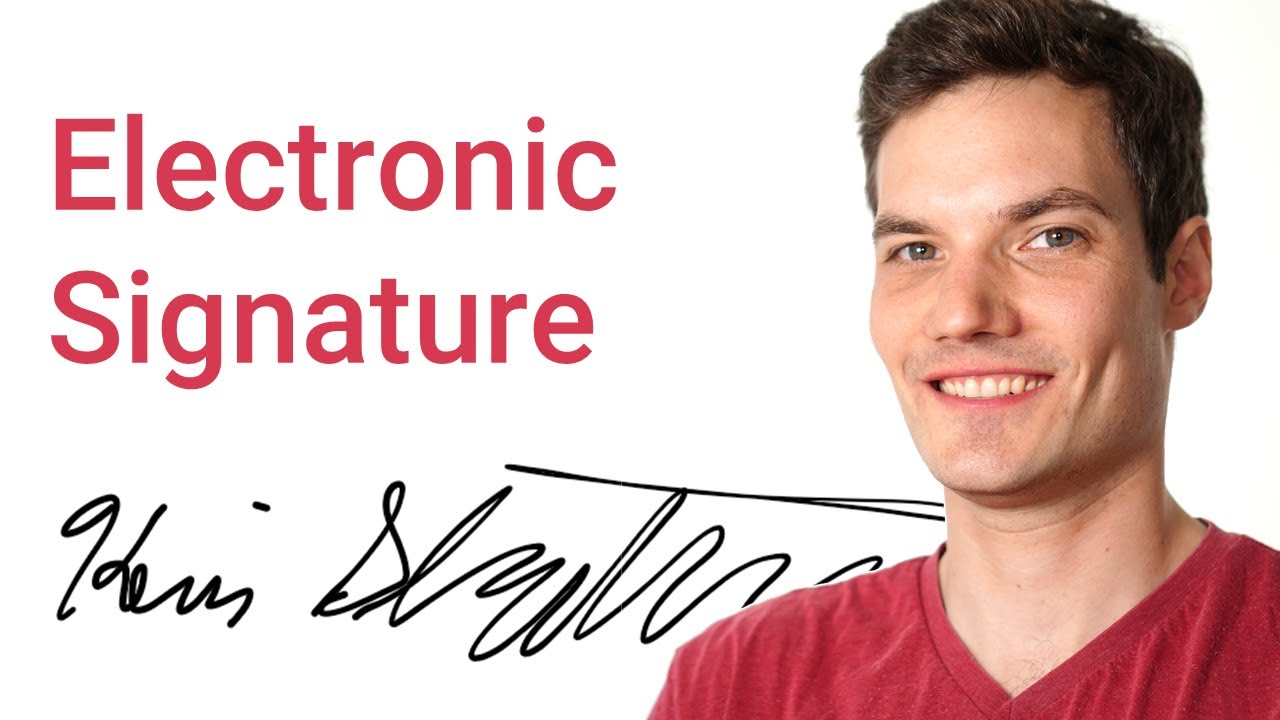 how to create an electronic signature on a pc