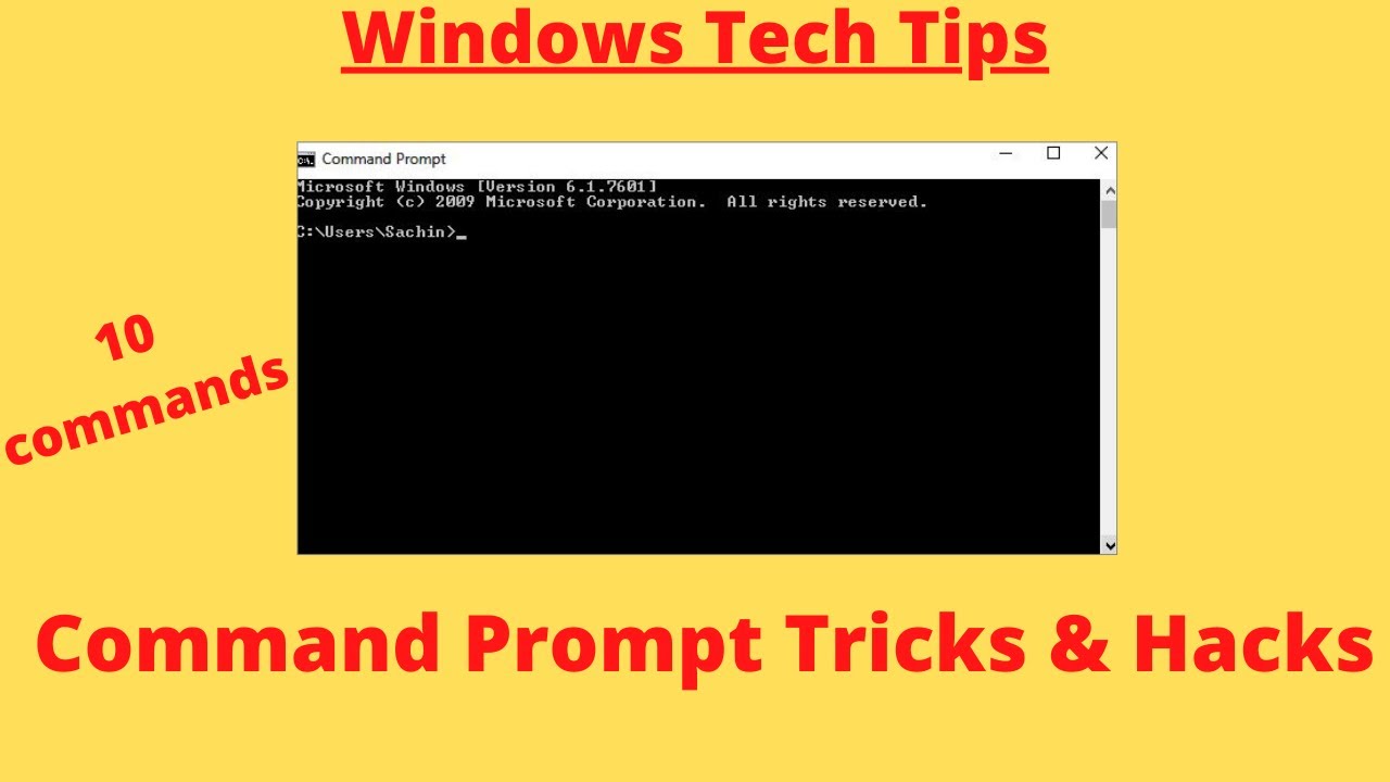Command Prompt Tricks & Hacks (10 Commands)Try It!!!! - YouTube