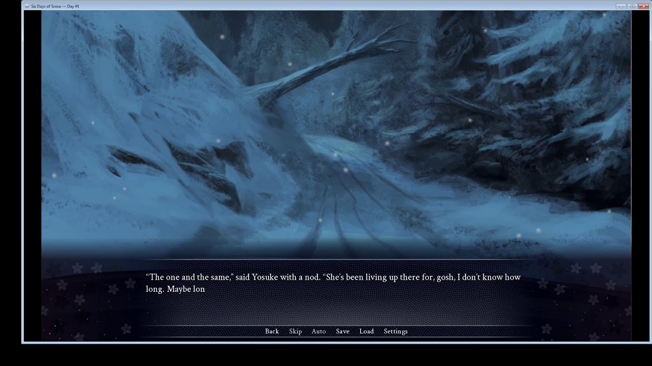 The snows 1. Snow визуальная новелла. the snow of basidia игра. snows of frostivus. mac snowdusk.