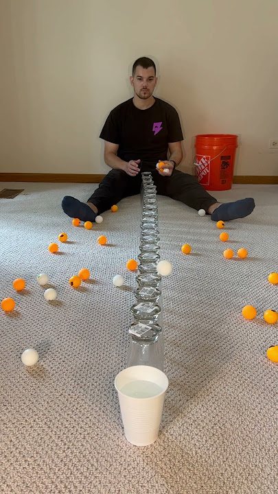 INSANE Ping Pong Trick Shot!