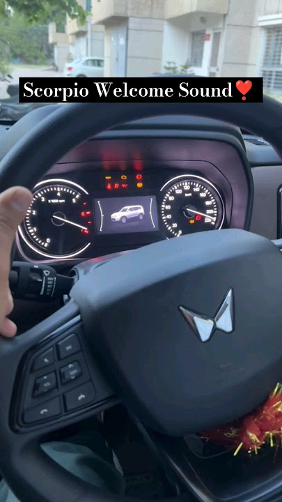 Scorpio Welcome Sound ❣️😍#trending #viral #mahindra #scorpion #shorts