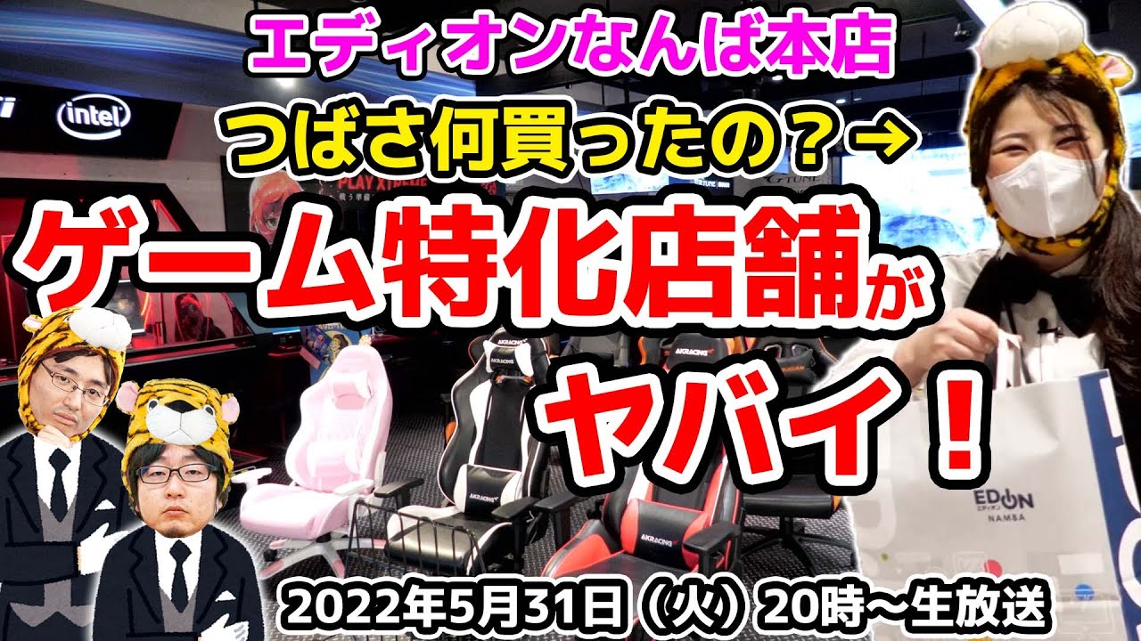ゲーム特化店舗が超ヤバイ つばさガチ買い物でアレを購入 エディオンなんば本店 ジサトラコンシェルジュ Youtube