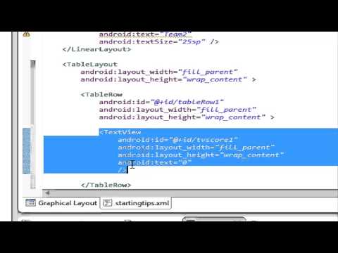 Android Tips 7 Table Layout into Linear and a line with View