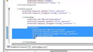 Android Tips 7 Table Layout into Linear and a line with View