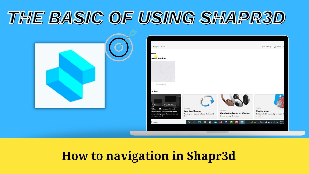 Using navigation the working plan in Shapr3d
