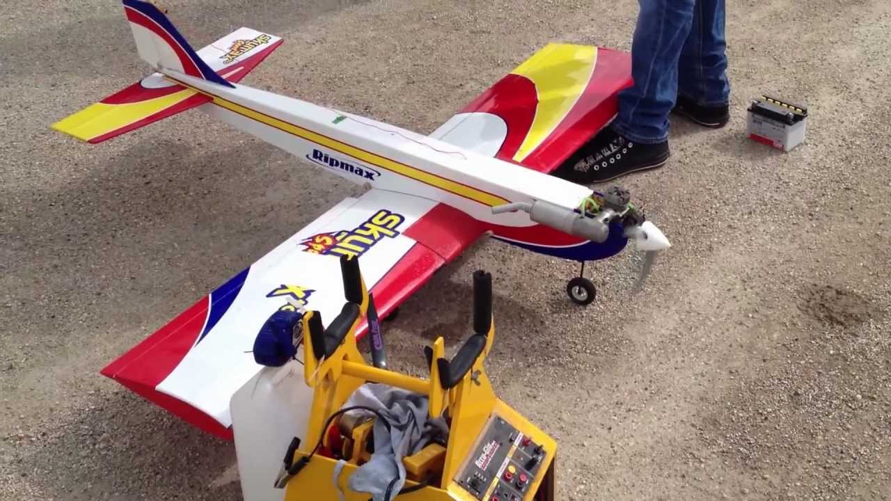 Volo rc alghero test Ripmax Skymax 40 con molto vento