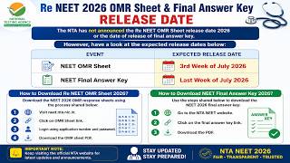RE NEET 2026  OMR ISSUED AND RESULT DATE BY NTA screenshot 2