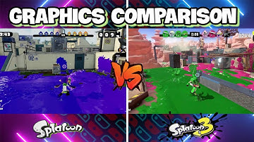 Splatoon 1 vs Splatoon 3 - Graphics Comparison