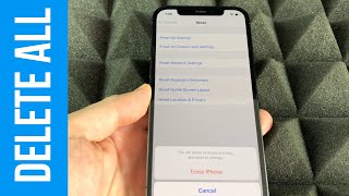 How to Erase All Content & Settings on iPhone 2021