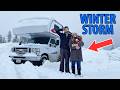 Rv travel in winter in canada