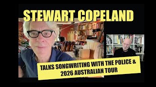 STEWART COPELAND TALKS BUILDING SONGS WITH STING & ANDY, SNARE DRUMS AND 2026 AUSTRALIAN TOUR
Rock and Roll Hall of Famer, composer, and eternal raconteur, Stewart Copeland is heading back to Australia in January 2026 with his spoken-word tour Have I Said Too Much?. Swapping the drum kit for a comfortable chair, the legendary Police drummer will deliver stories from a life lived at full tilt — from the combustible chemistry that fuelled one of the world’s biggest bands to his forays into film, opera and beyond. With trademark humour and candour, Copeland reflects on the tensions that made The Police great, the reggae records that reshaped their sound, and why he’s prouder of his seven children than any Grammy on his shelf.
Ahead of his January 2026 Have I Said Too Much? tour of Australia, Stewart Copeland caught up with Australian Musician editor Greg Phillips for a chat about the upcoming tour, the method in which The Police songs were created and so much more
#australianmusician #stewartcopeland #thepolice STEWART COPELAND TALKS BUILDING SONGS WITH STING & ANDY, SNARE DRUMS AND 2026 AUSTRALIAN TOUR