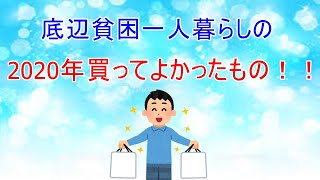 2020年買ってよかったもの紹介！物欲皆無底辺が購入したもの