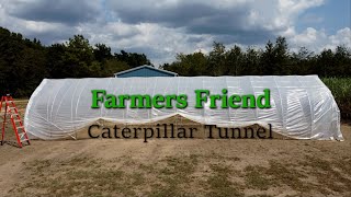 Farmers Friend Caterpillar Tunnel for Our No Till Strategy Gardening