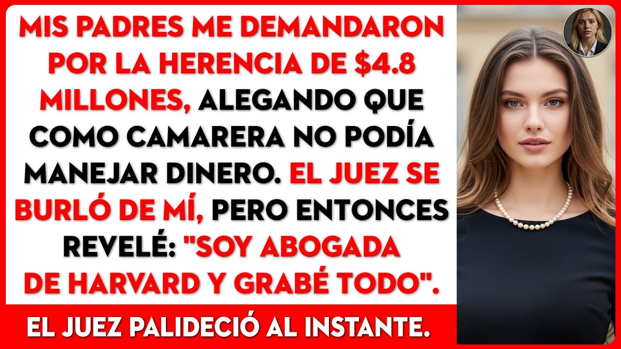 El juez subestimó mi inteligencia de mesera hasta que supo que soy abogada de Harvard.