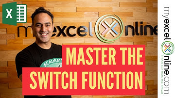 Excel Formulas and Functions Tutorial -SWITCH Formula in Excel 2019